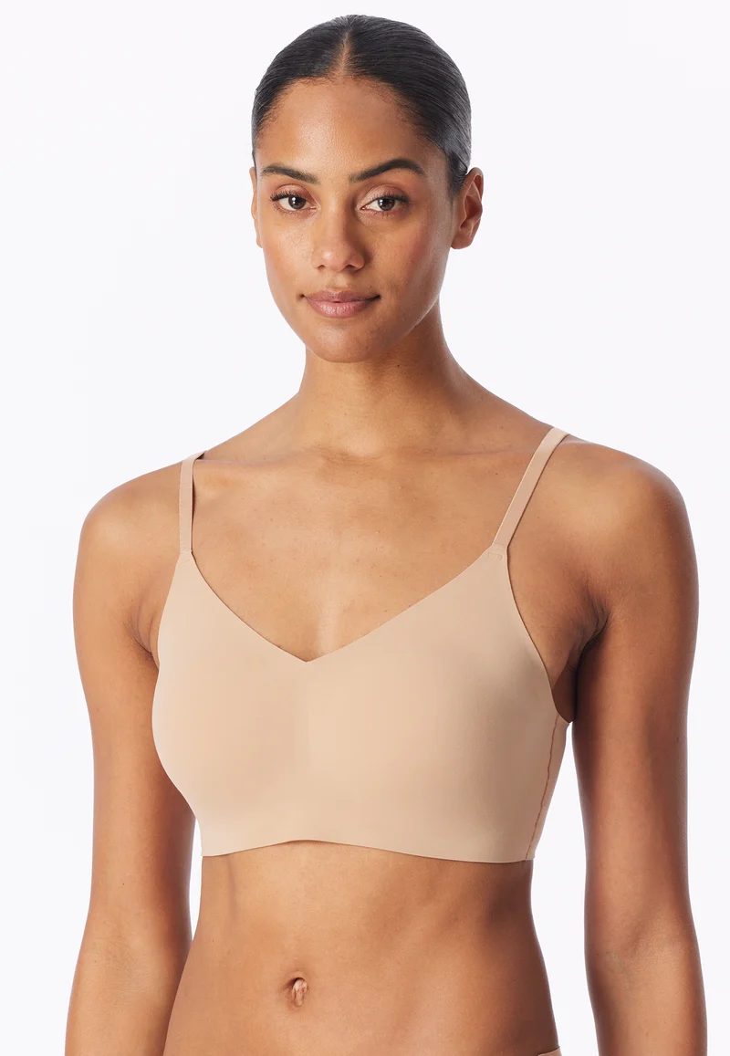Bustier Seamless mit herausnehmbaren Pads Beige - Invisble Soft
