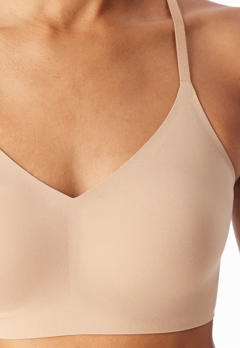 Bustier Seamless mit herausnehmbaren Pads Beige - Invisble Soft
