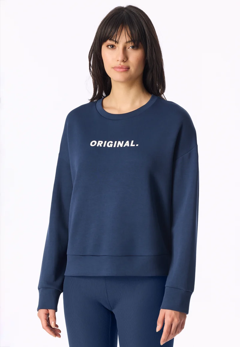 Sweatshirt Dunkelblau - Mix+Relax