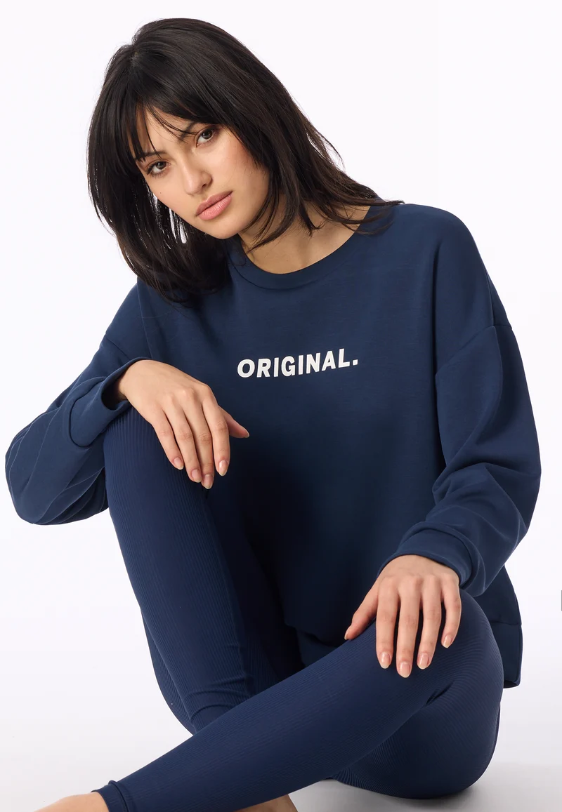 Sweatshirt Dunkelblau - Mix+Relax