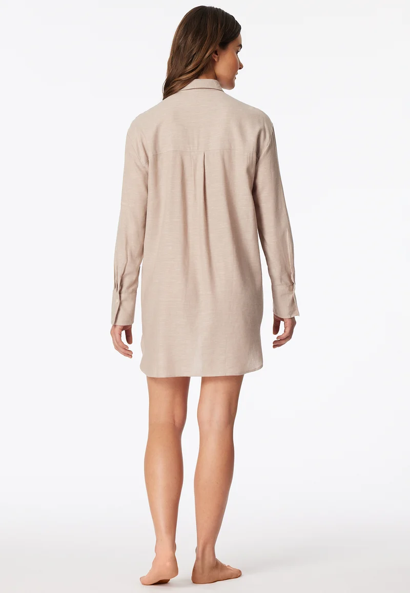 Hemd Leinen Beige - Mix+Relax