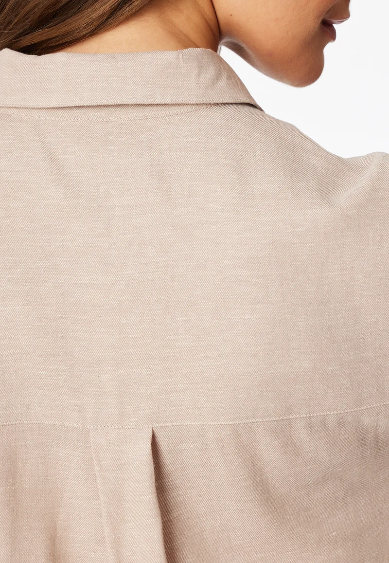 Hemd Leinen Beige - Mix+Relax