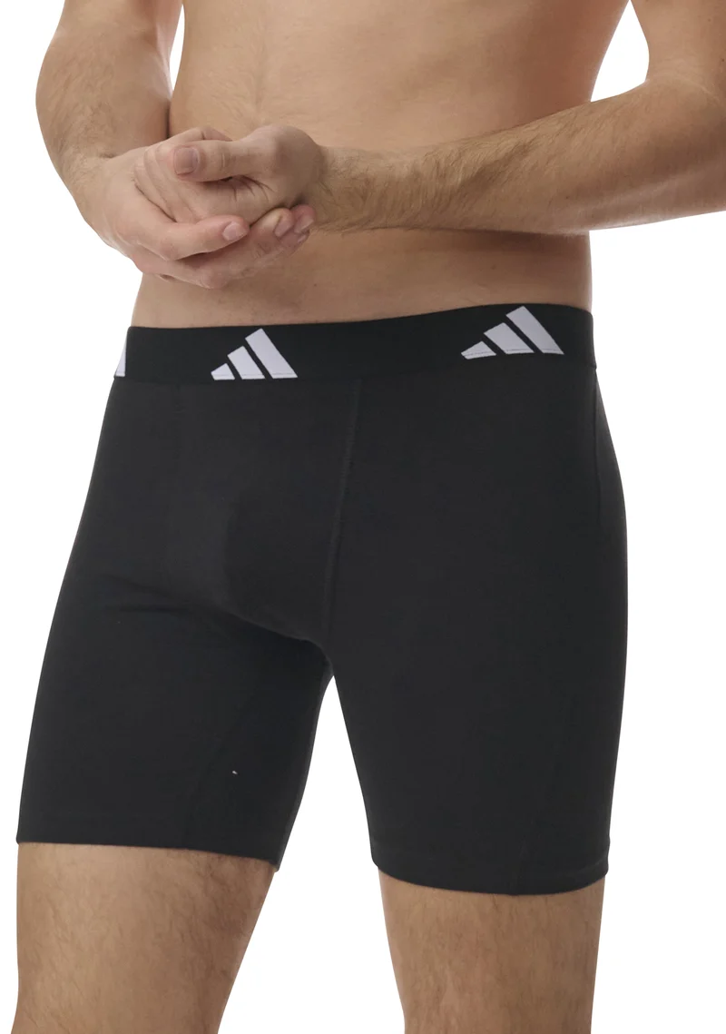 Enge Boxershorts 3er-Pack Schwarz/Blau - ADIDAS