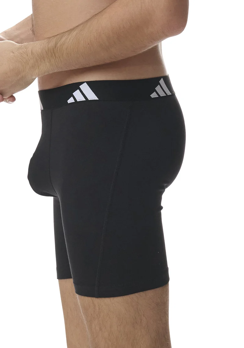 Enge Boxershorts 3er-Pack Schwarz/Blau - ADIDAS