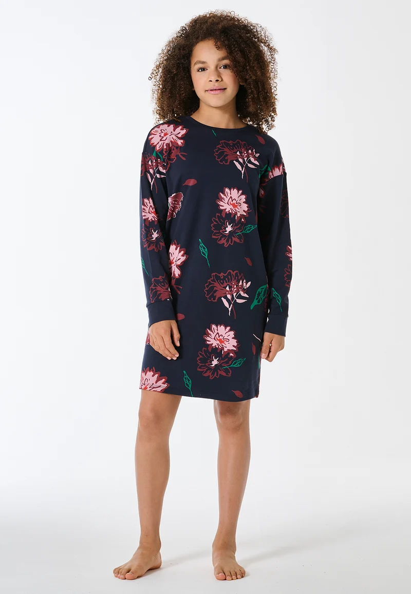 Nachthemd langarm Bunt gemustert - Teens Nightwear