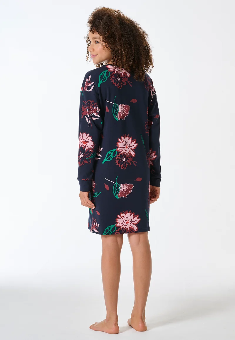 Nachthemd langarm Bunt gemustert - Teens Nightwear