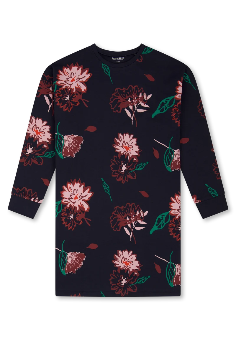 Nachthemd langarm Bunt gemustert - Teens Nightwear