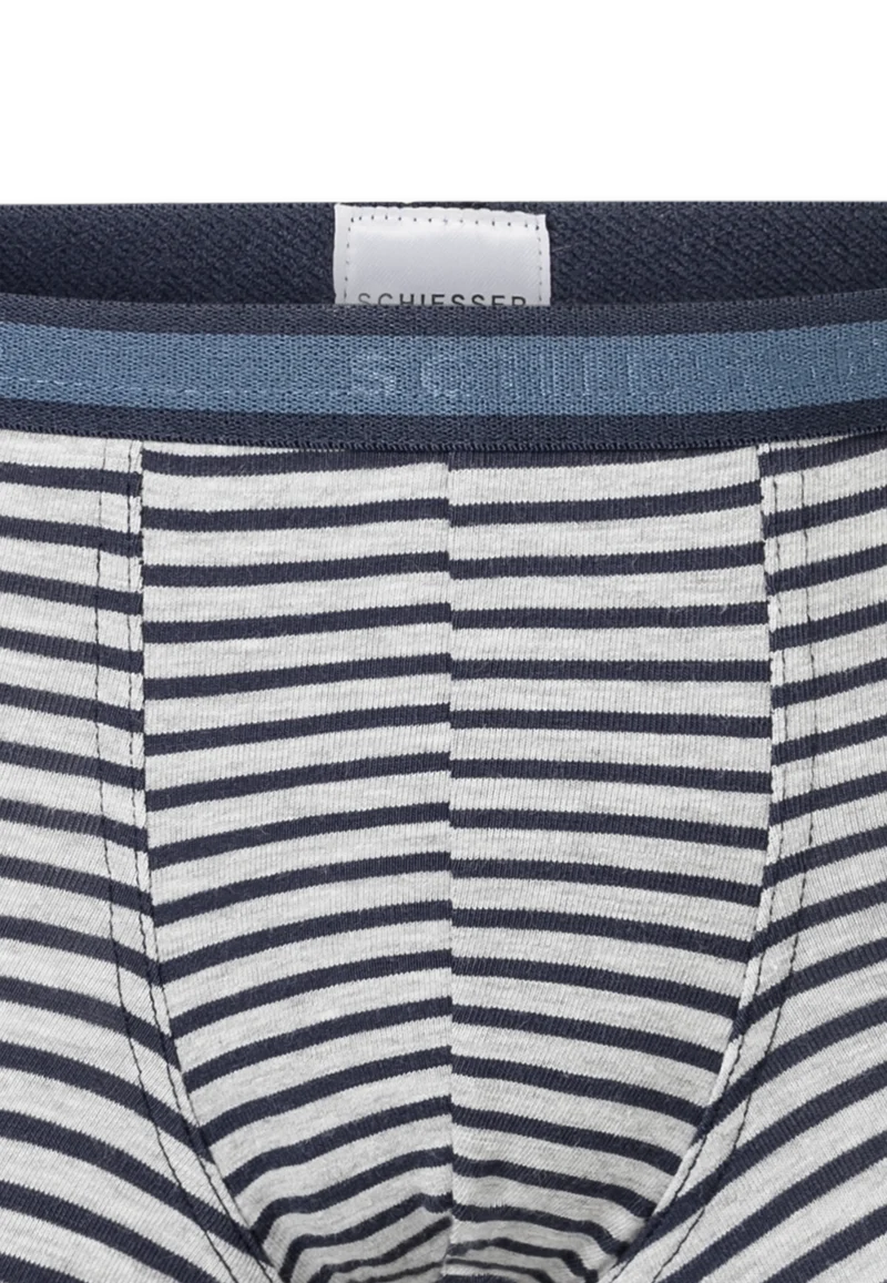 Shorts Dunkelblau/Grau gestreift - 95/5