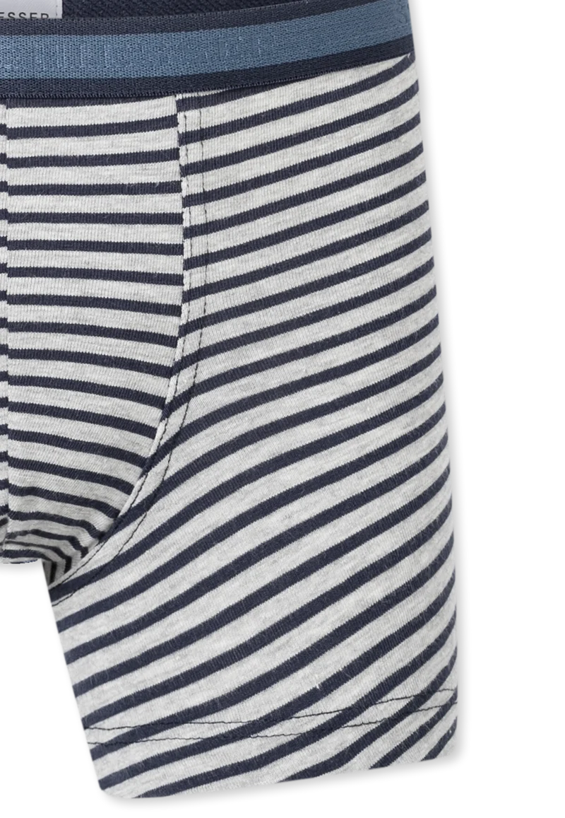 Shorts Dunkelblau/Grau gestreift - 95/5