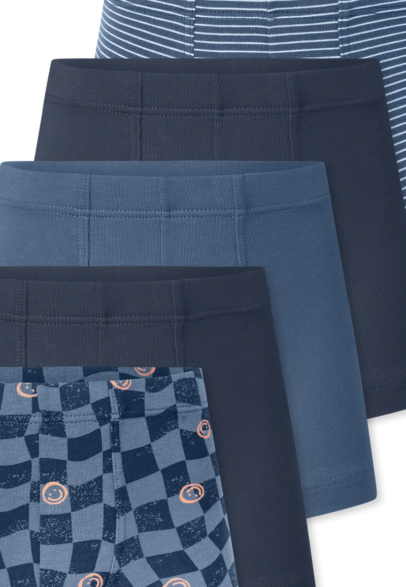 Shorts 5er-Pack Blau gemustert - 95/5