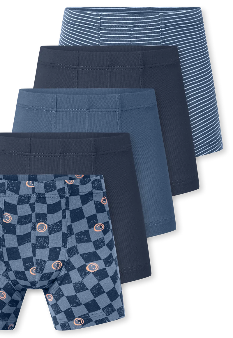 Shorts 5er-Pack Blau gemustert - 95/5