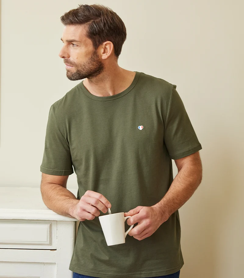 T-shirt Homme Kaki - Iconique