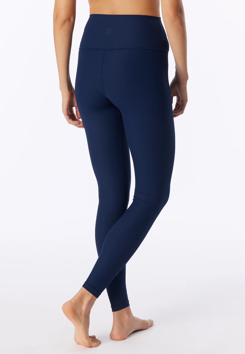 Leggings Doppelripp Dunkelblau - SCHIESSER Active