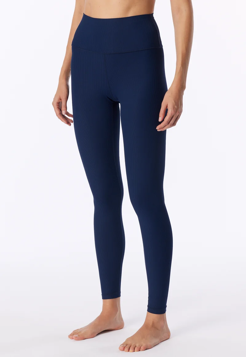 Leggings Doppelripp Dunkelblau - SCHIESSER Active