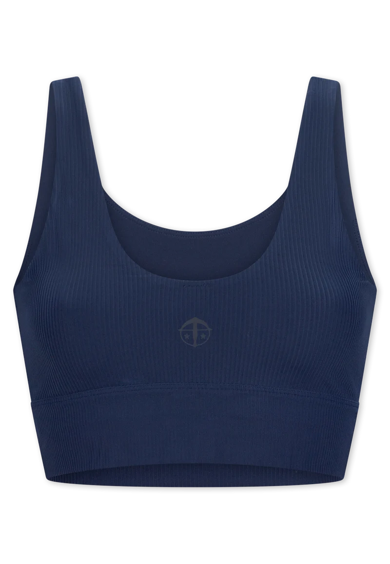 Bustier Doppelripp Dunkelblau - SCHIESSER Active