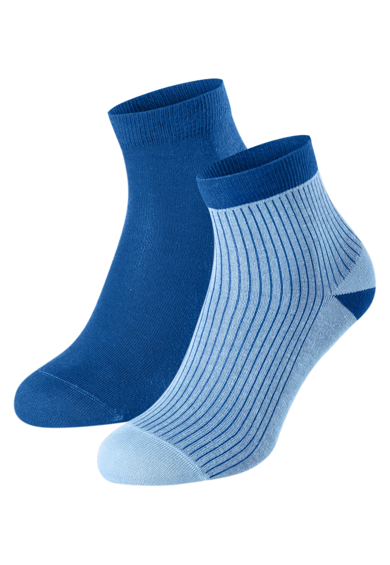 Socken Herren 2er-Pack Blau - Fashion