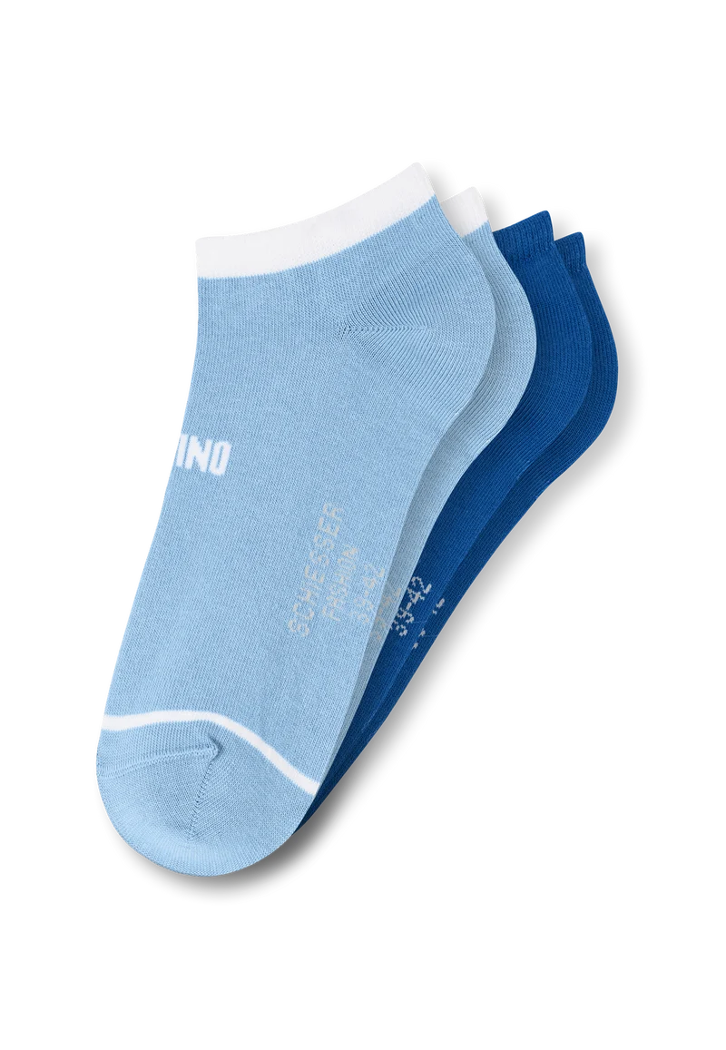 Sneakersocken Herren 2er-Pack Blau - Fashion