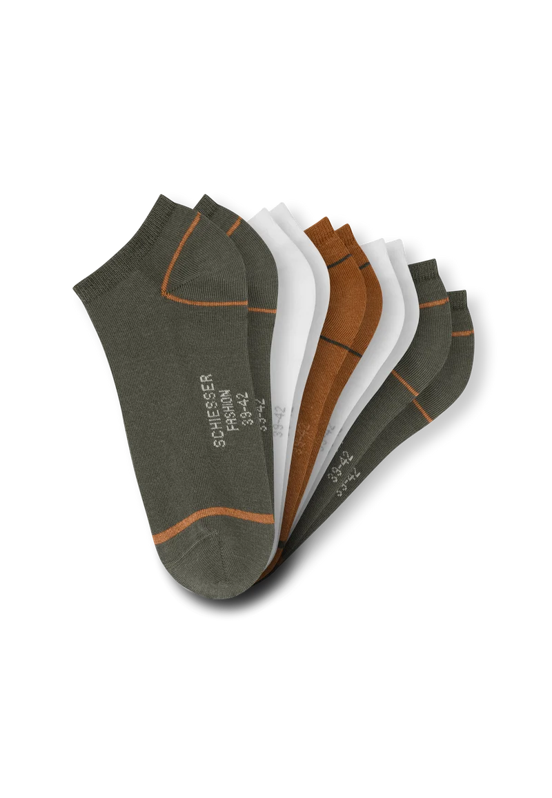 Sneakersocken Herren 5er-Pack Bunt - Fashion