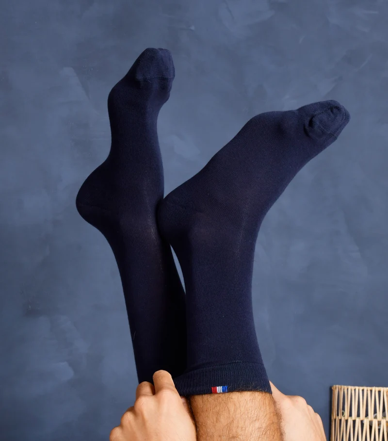 Chaussettes Homme Bleu Marine