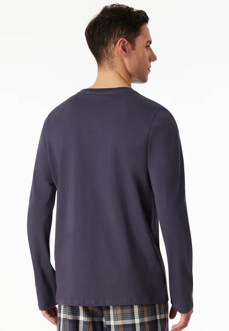 Shirt V-Ausschnitt Lila - Mix+Relax