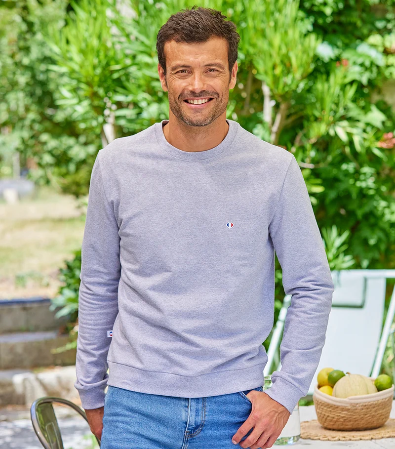 Sweat Homme Gris - Iconique