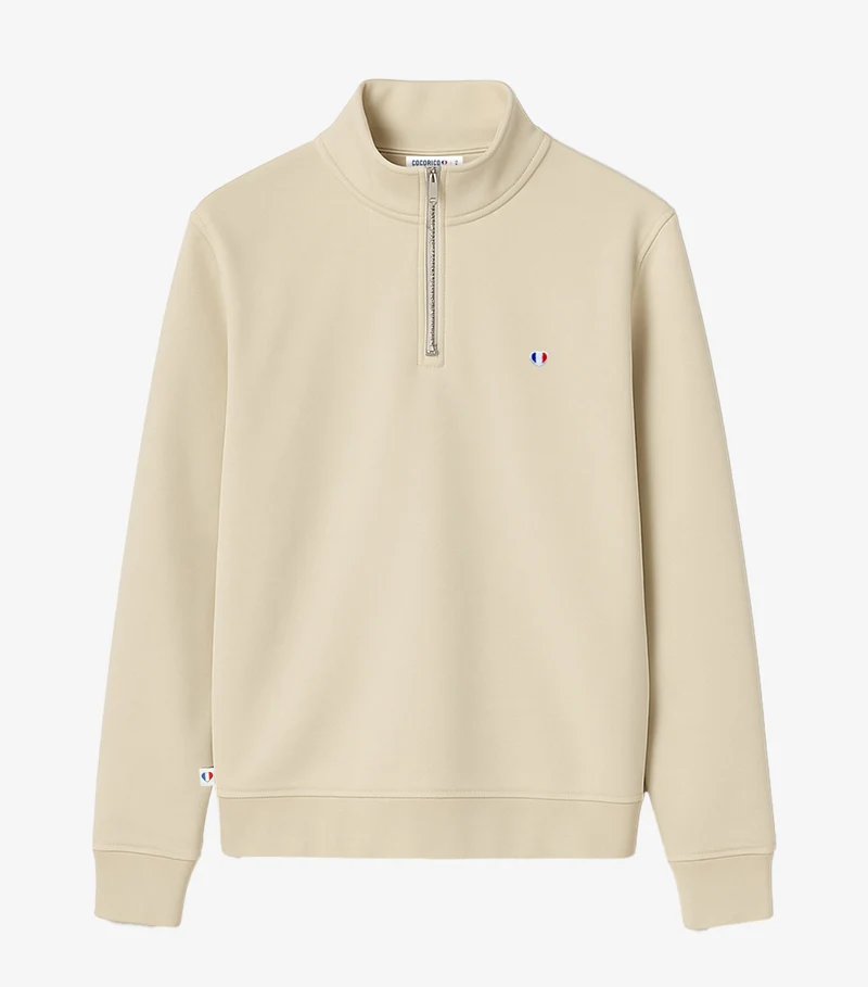 Sweat Camionneur Homme Sable - Iconique