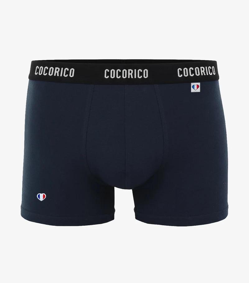 Boxer Homme Signature Marine - Iconique