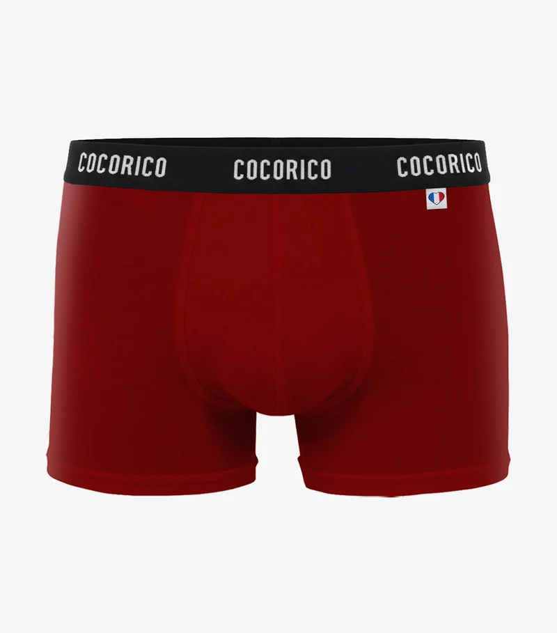 Boxer Homme Signature Rouge - Intemporel