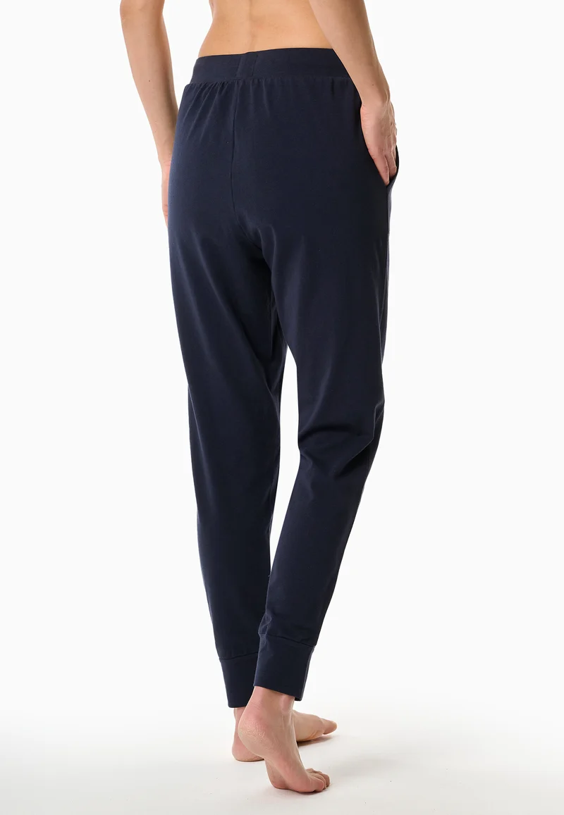 Hose mit Bündchen Dunkelblau - Mix+Relax