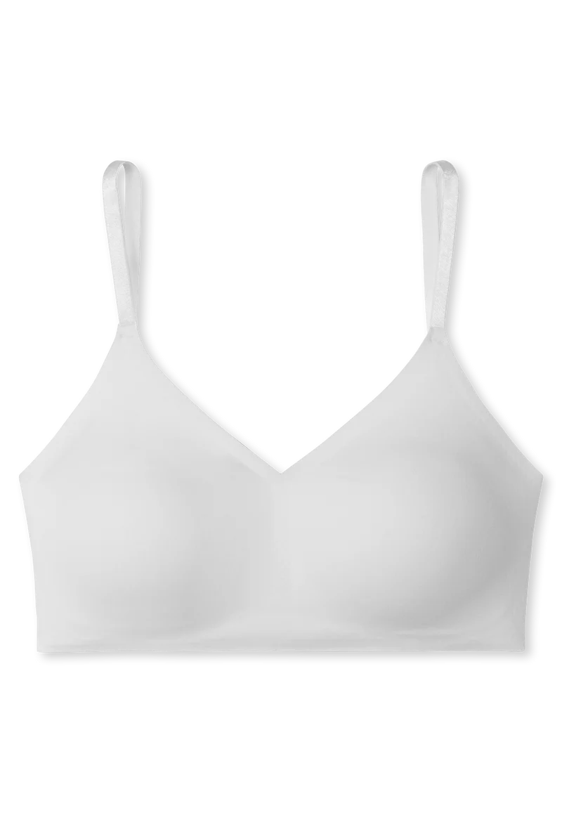 Bustier Seamless mit herausnehmbaren Pads Weiß - Invisble Soft