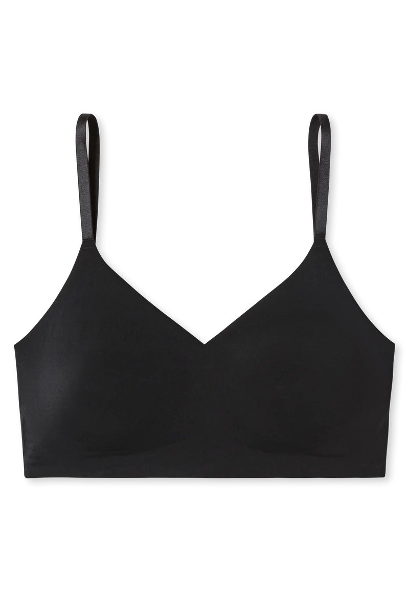 Bustier Seamless mit herausnehmbaren Pads Schwarz - Invisble Soft