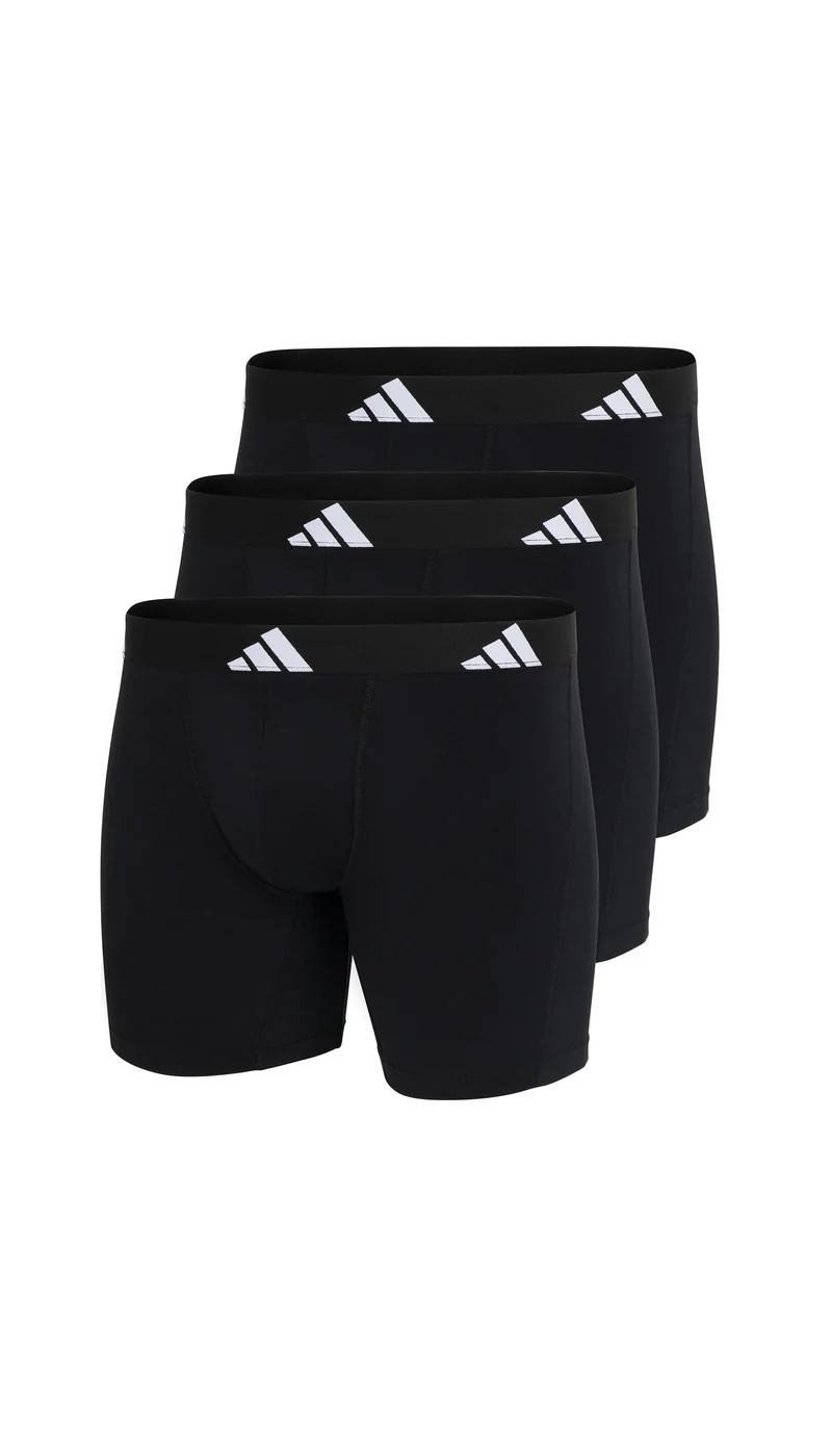Enge Boxershorts 3er-Pack Schwarz - ADIDAS