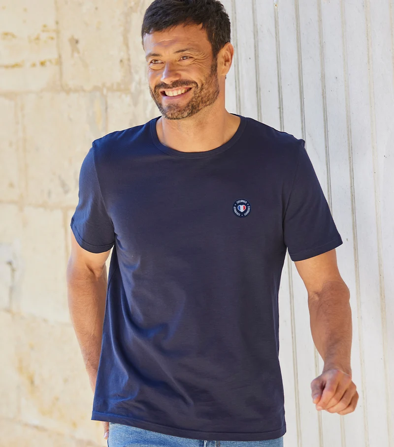 T-shirt Homme Marine - Blason