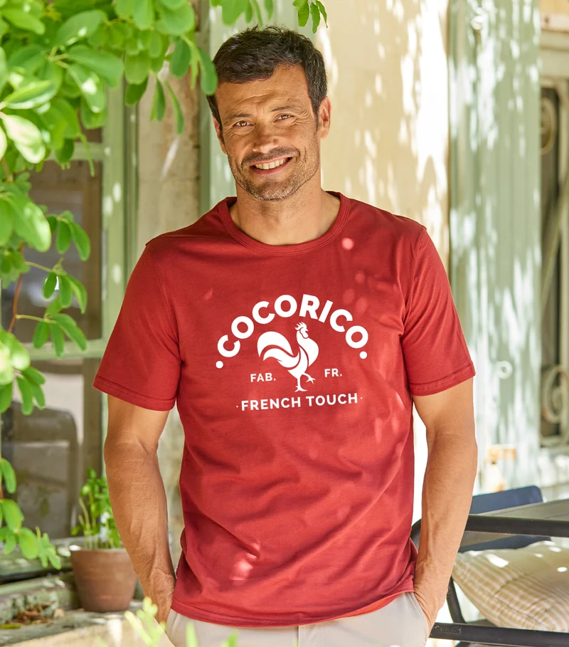 T-shirt Homme Terracotta - Coq Français