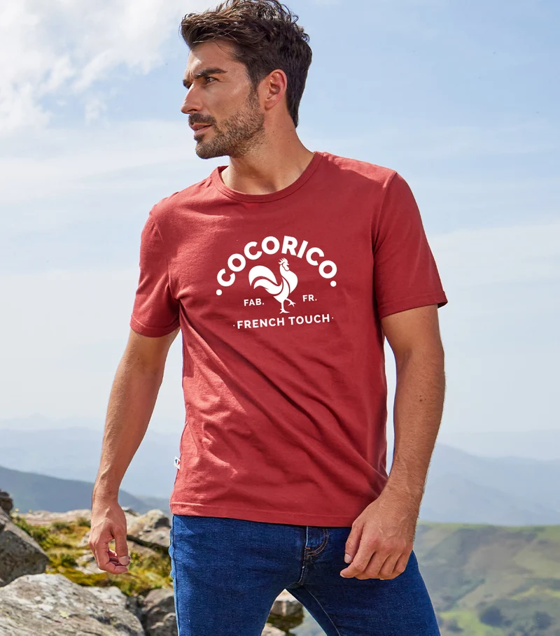 T-shirt Homme Terracotta - Coq Français