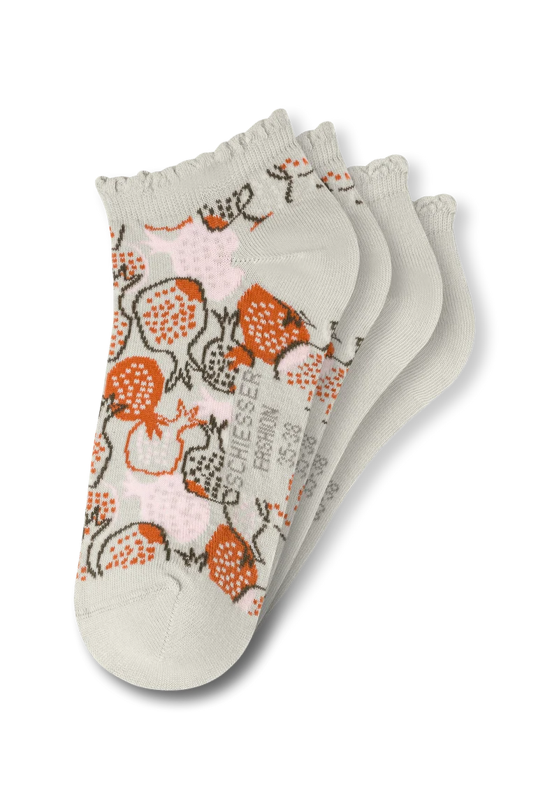 Sneakersocken Damen 2er-Pack Bunt - Fashion
