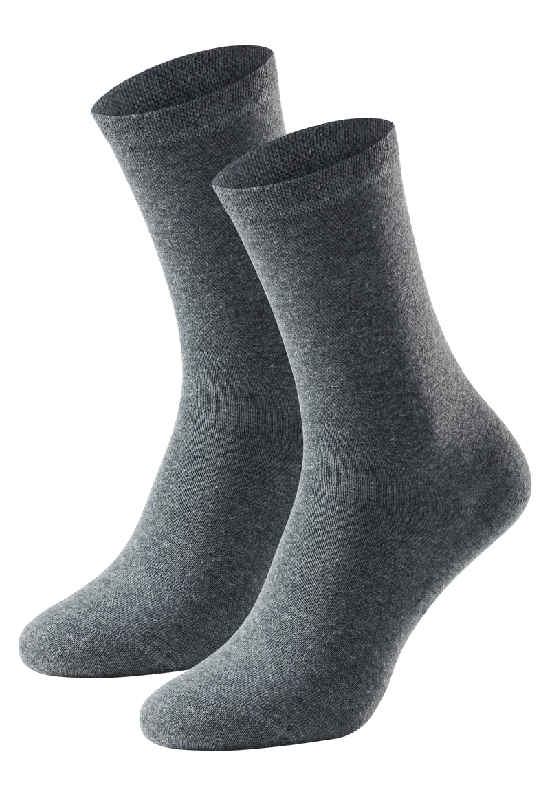 Socken Damen 2er-Pack Grau - 95/5
