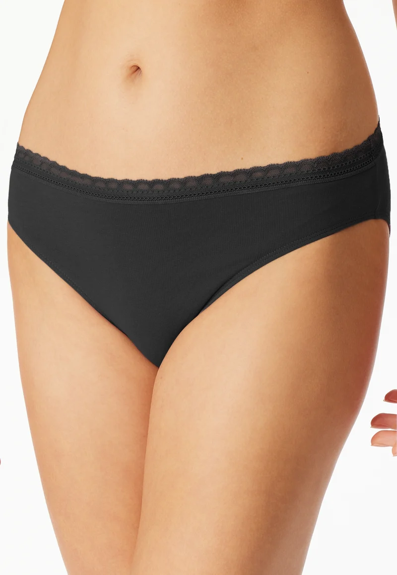 Slip mit Spitze 3er-Pack Blau/Schwarz - Modern Multipacks
