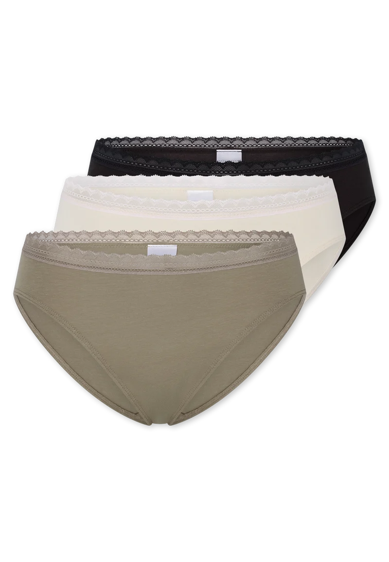 Slip mit Spitze 3er-Pack Bunt - Modern Multipacks