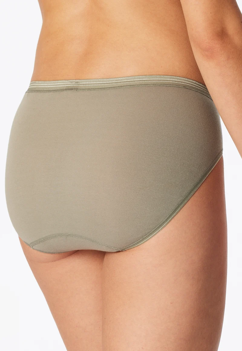 High Waist Slip Oliv - Luxury