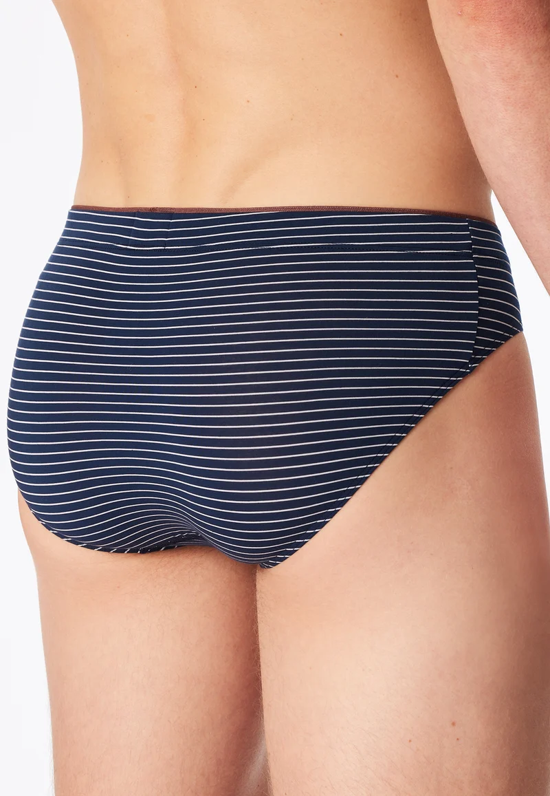 Slip Dunkelblau gestreift - Long Life Soft