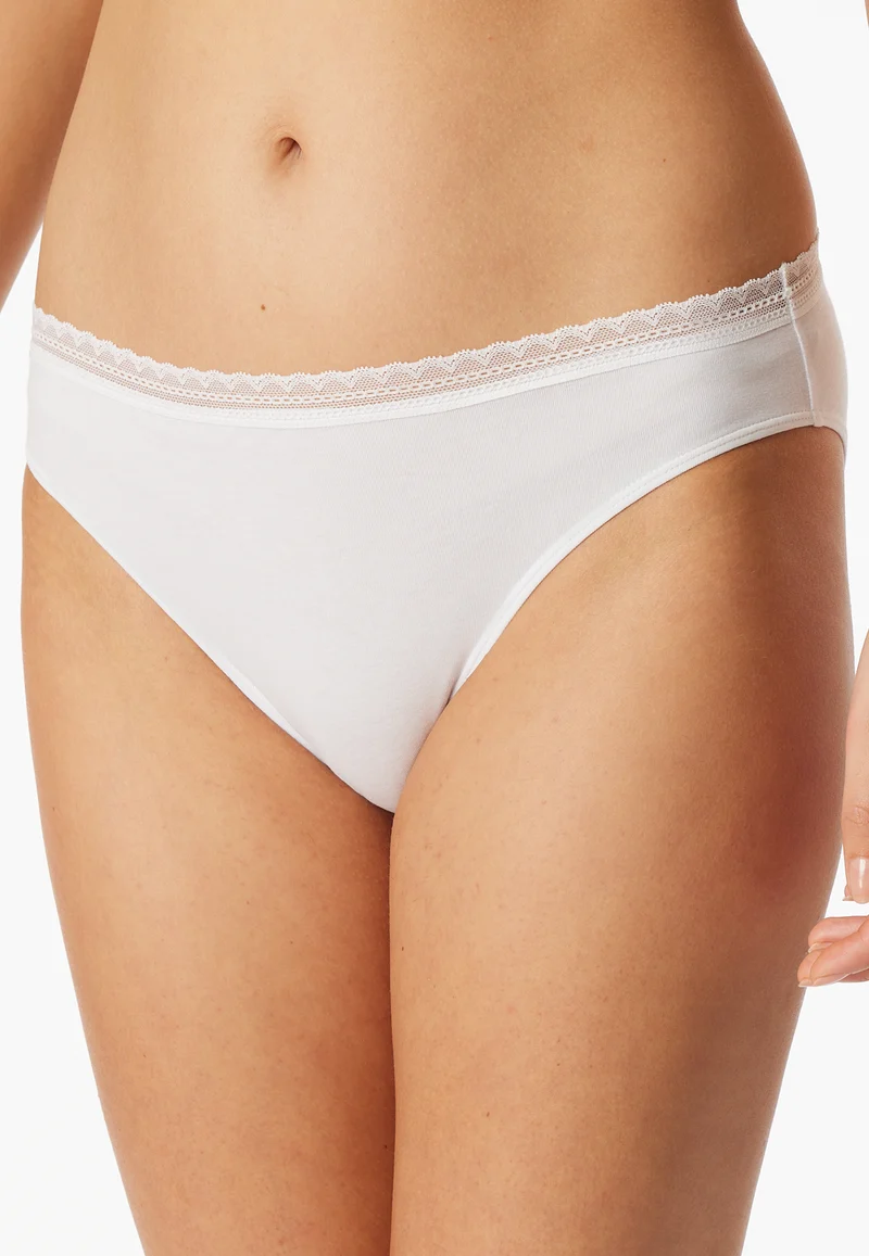 Slip mit Spitze 3er-Pack Weiss - Modern Multipacks