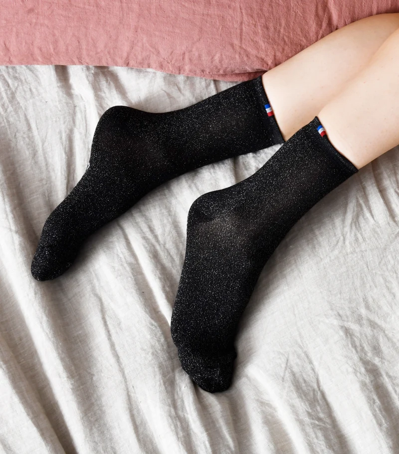Chaussettes Femme x3 - Pack à Paillettes