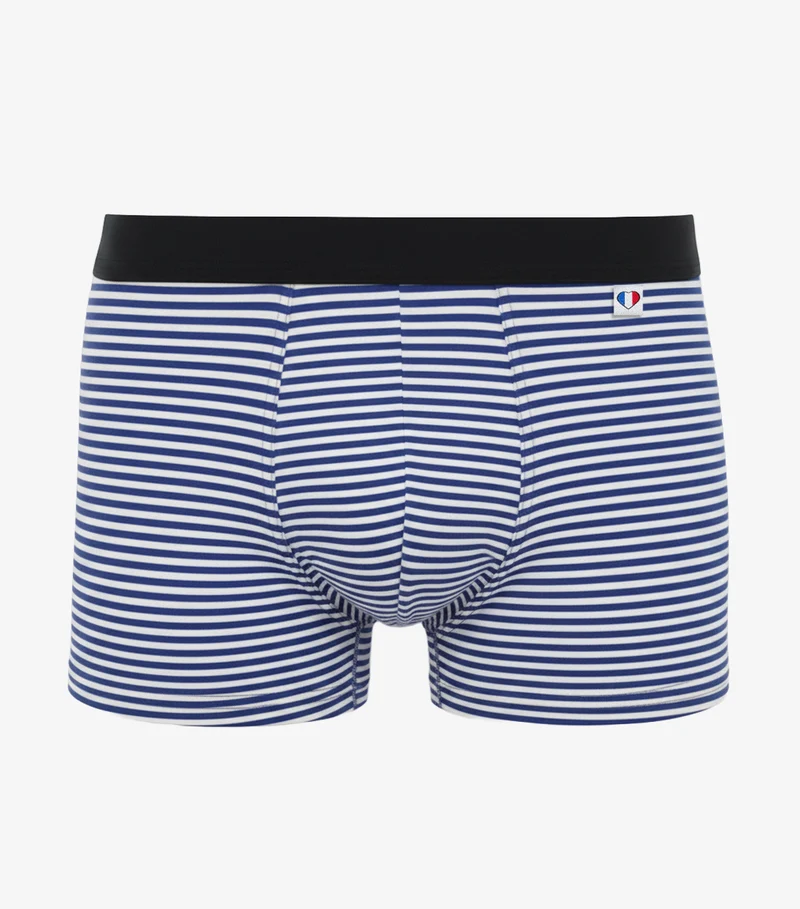 Boxer Homme Marinière Bleu -Intemporel