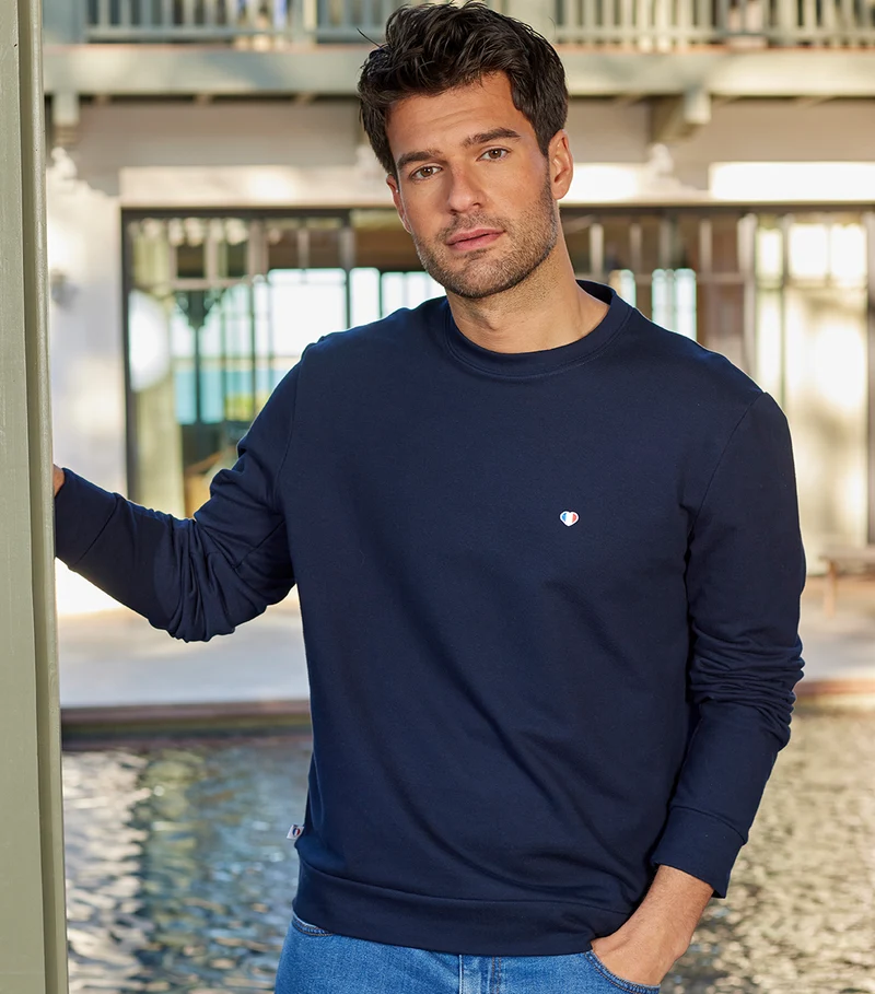 Sweat Homme Marine - Iconique