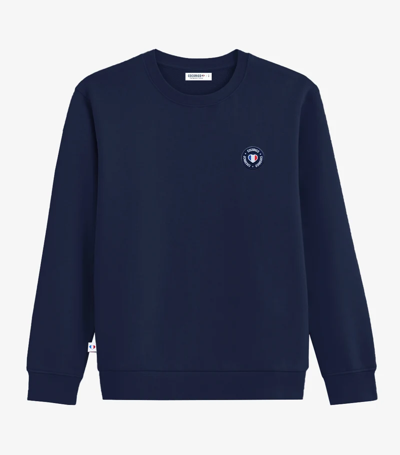 Sweat Homme Marine - Blason