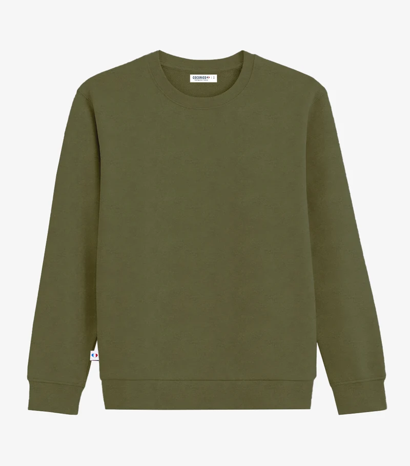 Sweat Homme Kaki - Intemporel