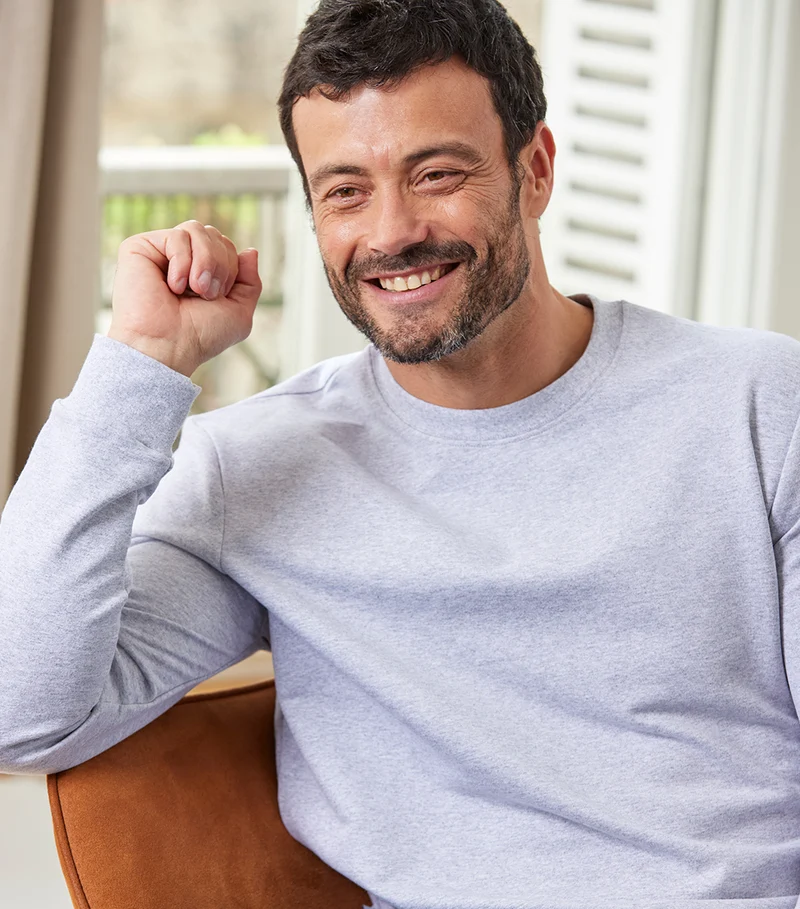 Sweat Homme Gris - Intemporel