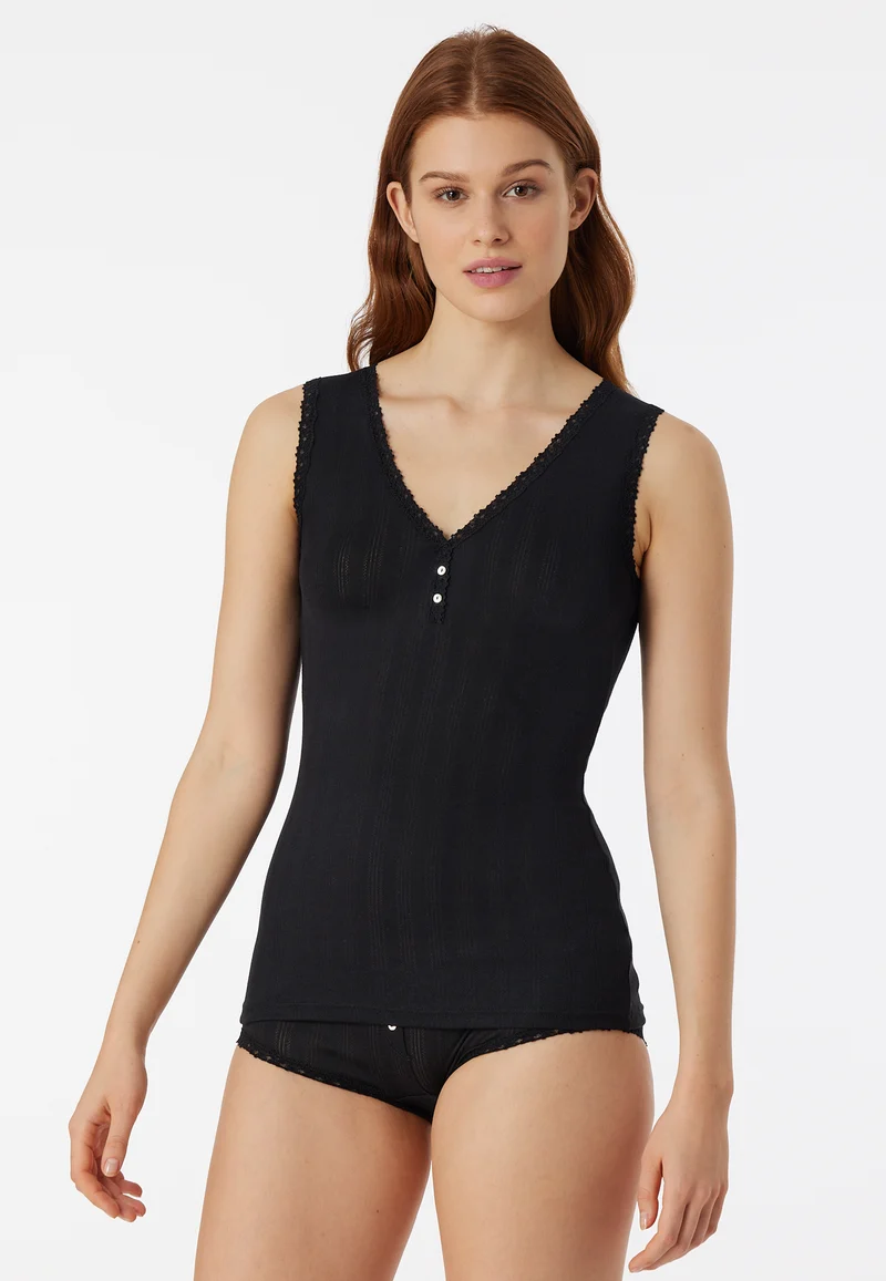 Tank Top Schwarz - Revival Agathe
