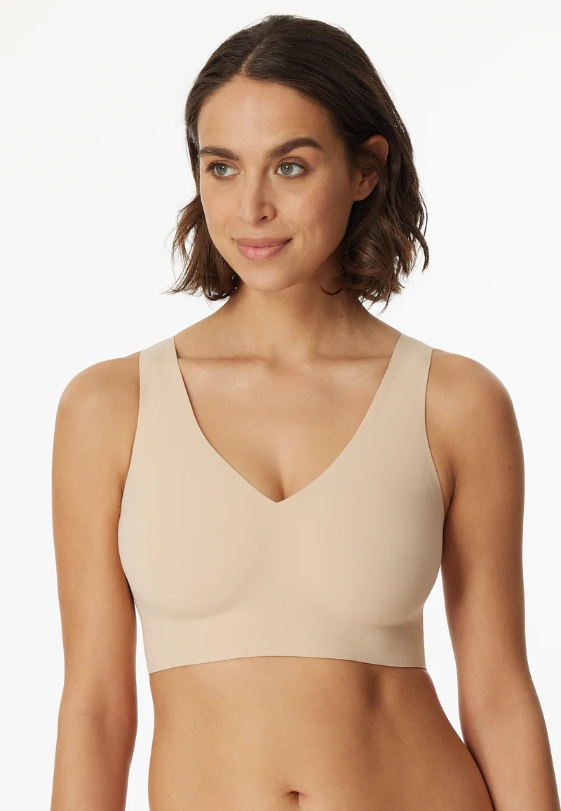 Bustier Seamless mit herausnehmbaren Pads Soft Beige - Invisble Soft